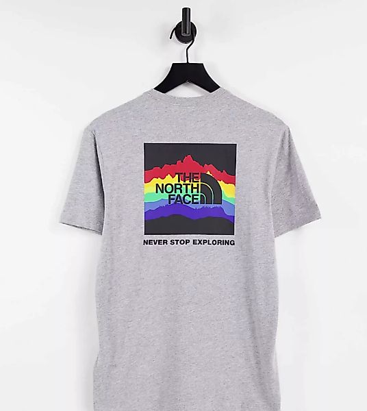 The North Face – Rainbox – Graues T-Shirt, exklusiv bei ASOS günstig online kaufen