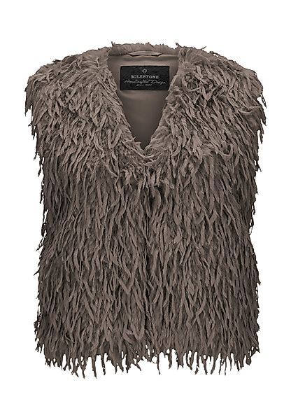 Milestone Fellimitatweste MSMichelle Damen Kunstfellweste elegant, günstig online kaufen