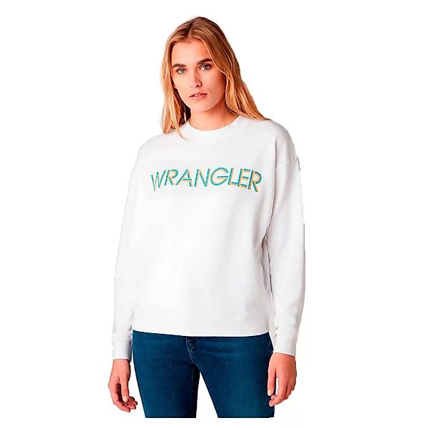 Wrangler High Rib Retro Sweatshirt 2XL White günstig online kaufen