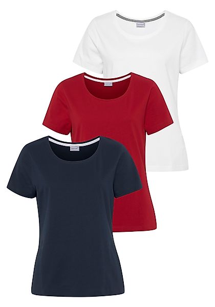 Eastwind T-Shirt (Packung, 3-tlg., 3er-Pack) Kurzarm, günstig online kaufen
