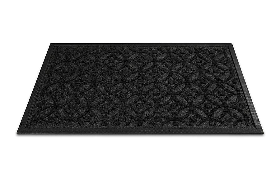 Wecon home Fußmatte »Midnight Mosaic«, rechteckig, 4 mm Höhe, pflegeleicht, günstig online kaufen