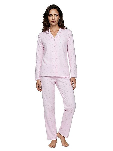 zeitlos Pyjama Pyjama Set Langarm - Schmetterling günstig online kaufen