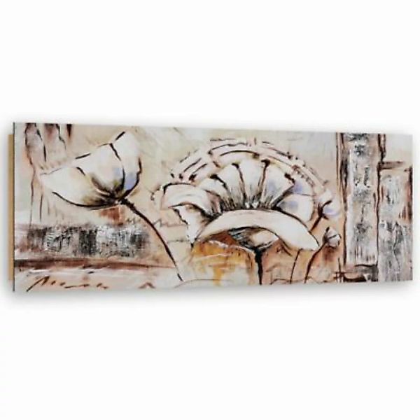 FEEBY® Kunst Abstraktionsblumen Leinwandbilder bunt Gr. 25 x 70 günstig online kaufen