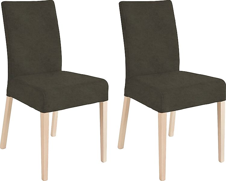 Home affaire 4-Fußstuhl "Umag" (Set) 2 Stk.Sitz und Rücken gepolstert günstig online kaufen