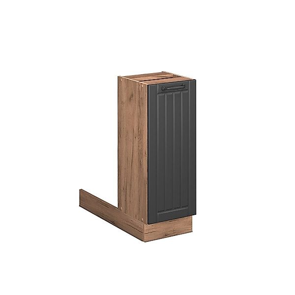 Vicco Unterschrank Fame-Line, Dunkelgrau/Goldkraft Eiche, 30 günstig online kaufen