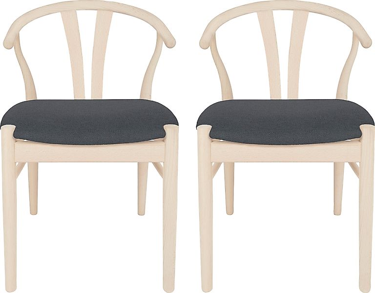 Hammel Furniture Holzstuhl »Findahl by Hammel Frida«, (Set), 2 St., Stoff, günstig online kaufen