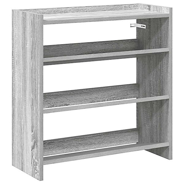vidaXL Schuhregal Grau Sonoma 60x25x62 cm Holzwerkstoff 859892 günstig online kaufen