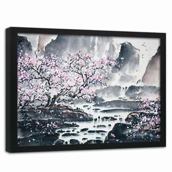 FEEBY® Kunst Pink Trees Leinwandbilder bunt Gr. 60 x 40 günstig online kaufen