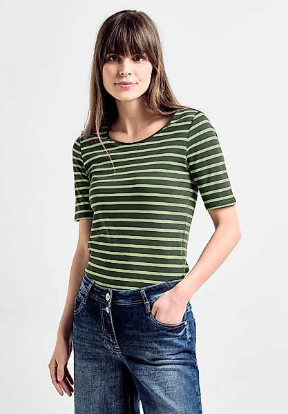 Cecil T-Shirt mit Streifen günstig online kaufen