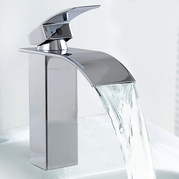 Youyijia Waschtischarmatur Wasserhahn Bad, Edelstahl Waschtischarmatur, günstig online kaufen