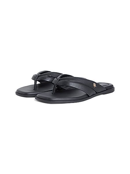 Tommy Hilfiger ELEVATED TOE POST LTH SANDAL Zehentrenner Sommerschuh, Diane günstig online kaufen