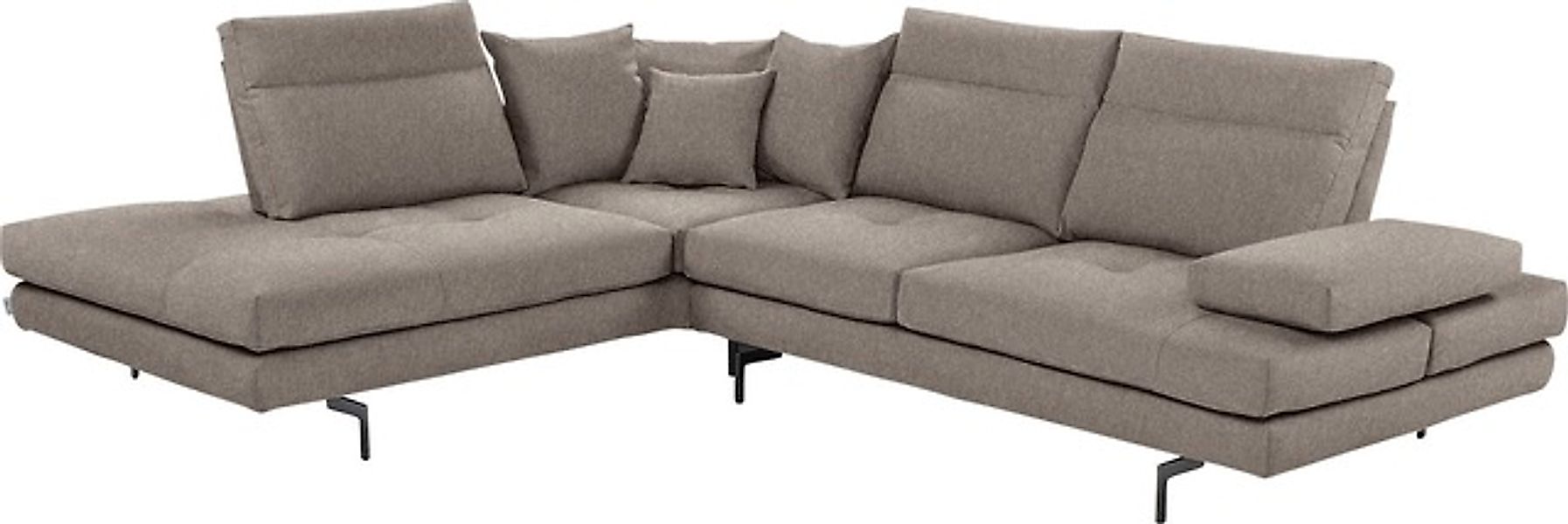 CALIA ITALIA Ecksofa »Toby Wing, Komfortsofa mit Sitzkomfort der Extraklass günstig online kaufen