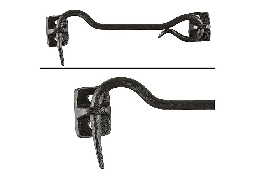 esschert design Wandhaken Kabinenhaken KAJÜTHAKEN "S" Sturmhaken Metall sch günstig online kaufen