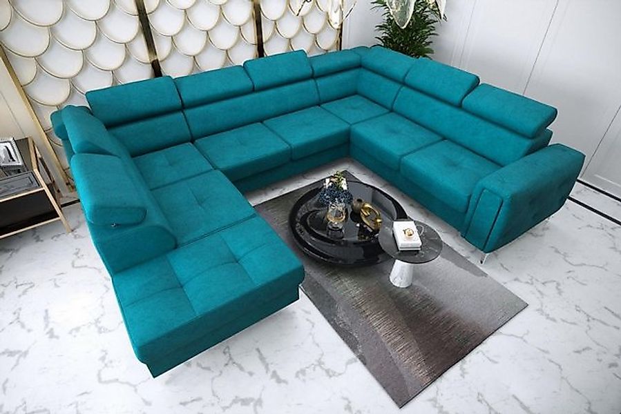 JVmoebel Ecksofa Sofa U-Form Stoffsofa Couch Wohnlandschaft Design modernes günstig online kaufen