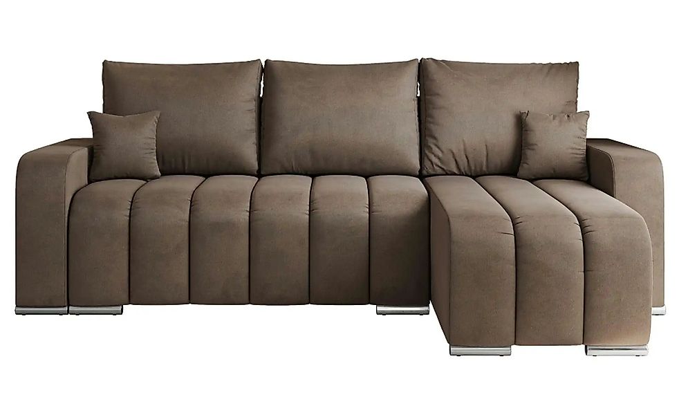 Ecksofa mit Schlaffunktion Kirasso ¦ braun ¦ Maße (cm): B: 245 H: 86 Polste günstig online kaufen