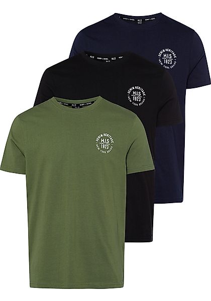 H.I.S T-Shirt (Packung, 3-tlg., 3er-Pack) schmal günstig online kaufen