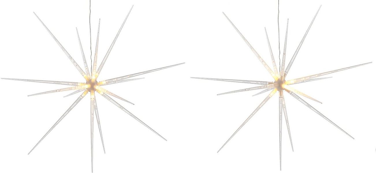 BONETTI LED Stern Weihnachtsstern, Weihnachtsdeko aussen, Timerfunktion, ge günstig online kaufen