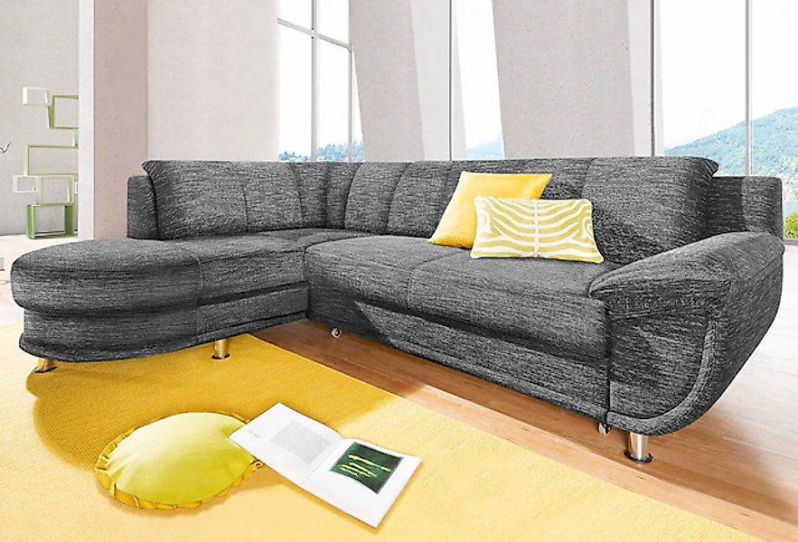 TRENDMANUFAKTUR Ecksofa "Rondo, zeitlos und elegant, bequem, L-Form" wahlwe günstig online kaufen
