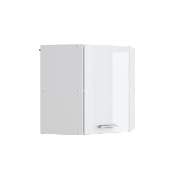 Vicco Eckhängeschrank R-Line, Weiß Hochglanz/Weiß, 57 günstig online kaufen