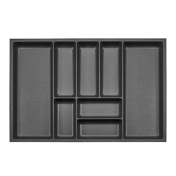 SOTECH ORGA-BOX-3 Besteckeinsätze Tiefe 473 mm Höhe 50,5 mm Anthrazit Schub günstig online kaufen