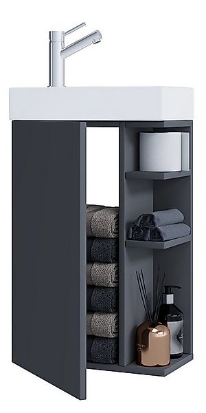 VCM Waschtisch 2-tlg Gäste WC Waschplatz Bad Waschtisch Lumia günstig online kaufen