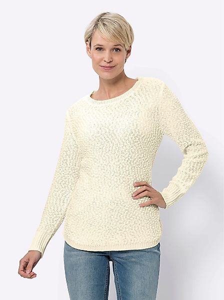 Classic Basics Rundhalspullover "Langarm-Pullover" günstig online kaufen