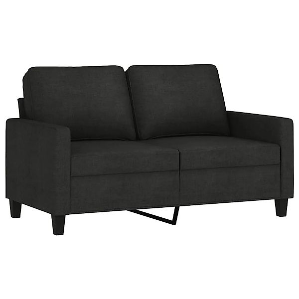 vidaXL 2-Sitzer-Sofa Schwarz 120 cm Stoff 359159 günstig online kaufen