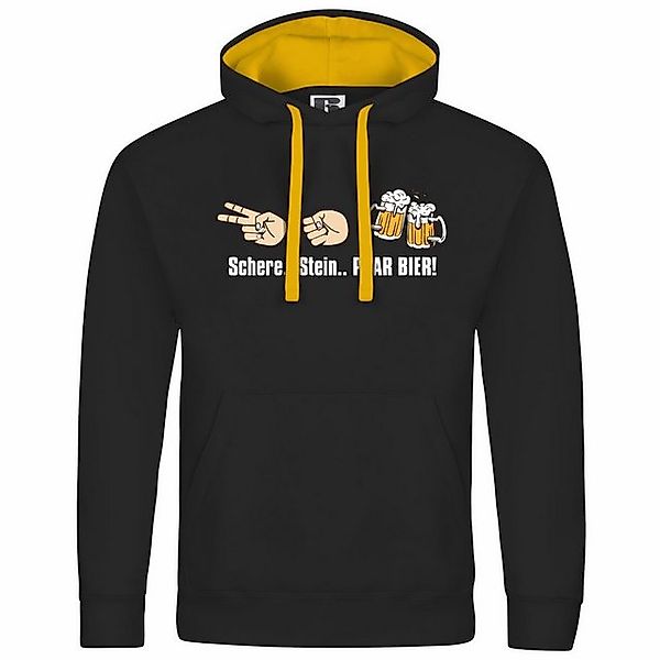 deinshirt Kapuzenpullover Herren Kapuzenpullover Schere Stein paar Bier Mit günstig online kaufen