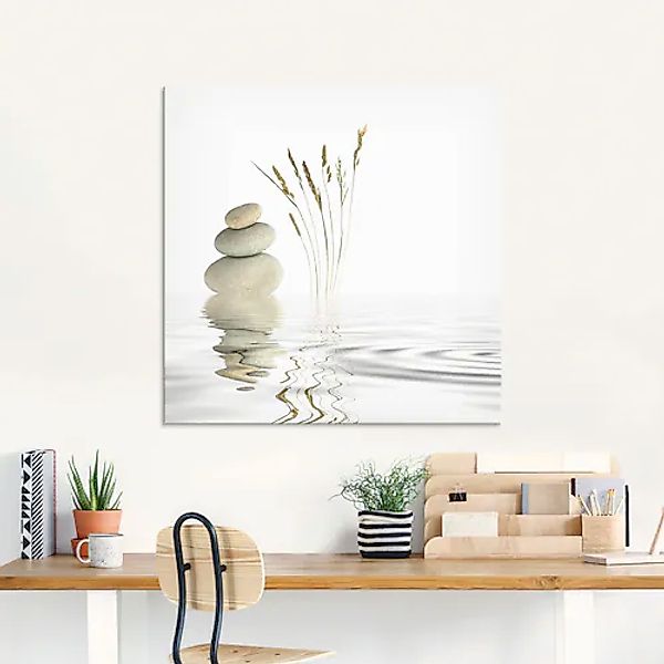 Artland Glasbild »Zen Friede« Zen 1 Stk. tlg. in verschiedenen Größen günstig online kaufen