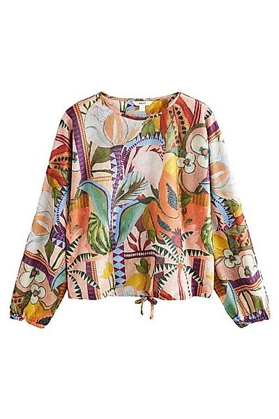 Next Langarmbluse Langärmelige Bluse mit Kordelzug günstig online kaufen