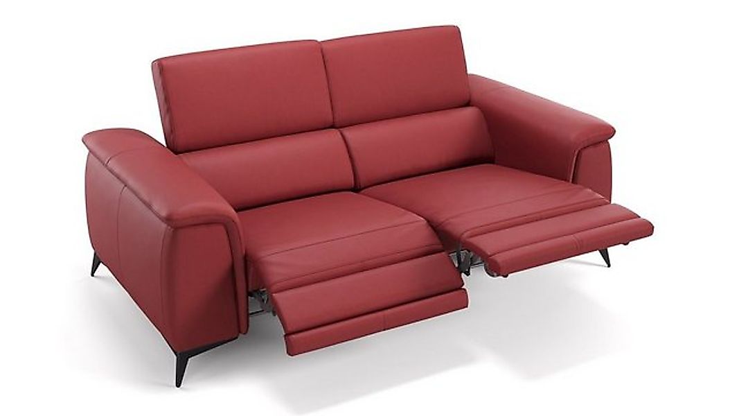 Sofanella 2-Sitzer Leder LIVORNO, Relaxsofa, Designsofa, Designer Couch, It günstig online kaufen