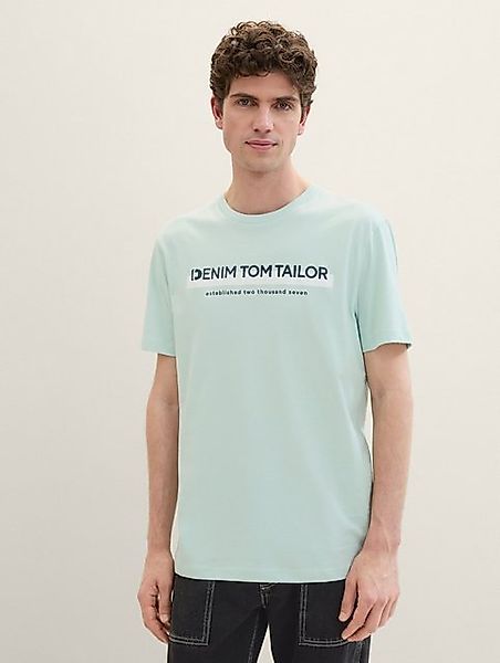 TOM TAILOR Denim T-Shirt T-Shirt mit Logo Print günstig online kaufen