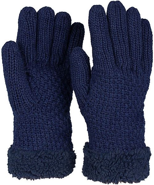 styleBREAKER Strickhandschuhe Strickhandschuhe mit Perlmuster und Fleece (1 günstig online kaufen