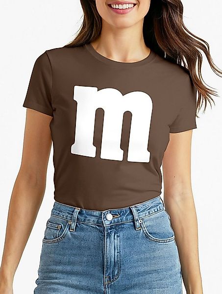 MoonWorks Print-Shirt Damen T-Shirt Gruppen-Kostüm M Aufdruck Kostüm Idee F günstig online kaufen
