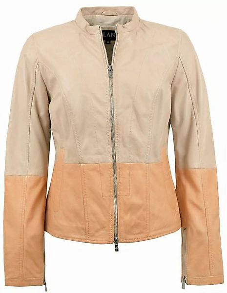 Jilani Lederjacke Fotini Jilani - Damen Lederjacke Lammnappa creme/ pastell günstig online kaufen