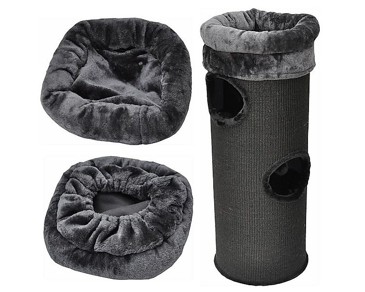 nanook Kratzbaum Katzenbett für Kratztonnen anthrazit günstig online kaufen