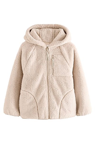 Next Kapuzenfleecejacke Fleecejacke aus Teddyfell mit günstig online kaufen