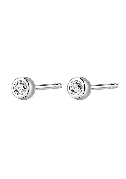 Dear Me Paar Ohrstecker Vollendung für Damen, Zirkon/ Diamant, Winzige Soli günstig online kaufen