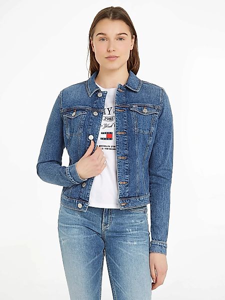 Tommy Jeans Jeansjacke "VIVIANNE SKIN JACKET DG0137", mit Tommy Jeans Marke günstig online kaufen