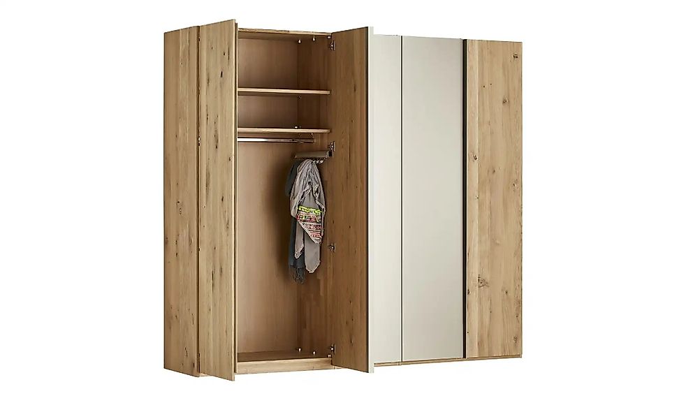 Drehtürenschrank  5-türig  Kaja ¦ holzfarben ¦ Maße (cm): B: 254,6 H: 222,3 günstig online kaufen