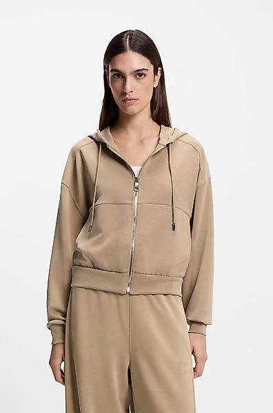 BOSS ORANGE Kapuzensweatjacke "Elijak Premium Damenmode", im Oversized Fit günstig online kaufen