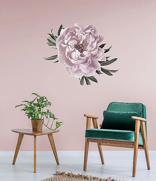 queence Wandtattoo »Amelie«, (1 St.), Wandbild, Sticker, rosa, Blume, Blüte günstig online kaufen