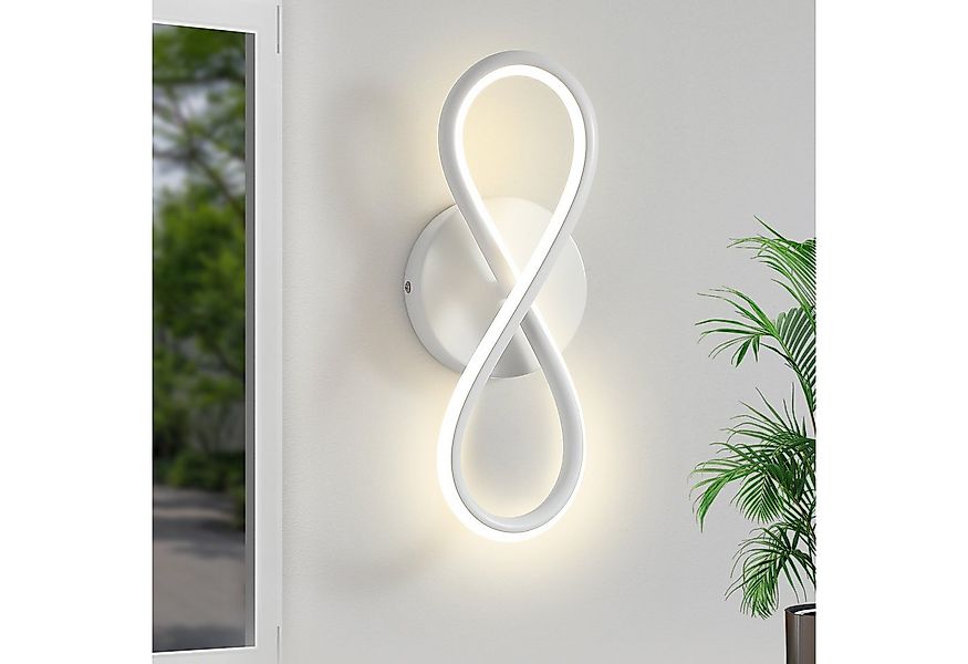 ZMH LED Wandleuchte Innen 8-förmige Modern 7W Wandlampe für Treppenhaus Sch günstig online kaufen