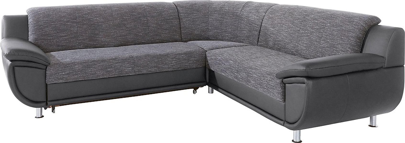 TRENDMANUFAKTUR Ecksofa »Rondo 3, zeitlos und modern, im Materialmix, L-For günstig online kaufen