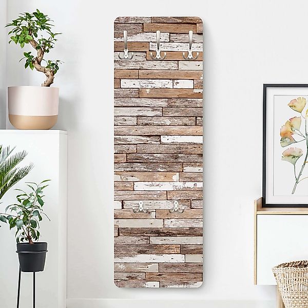 Wandgarderobe Holzpaneel Turkey Woodwall günstig online kaufen