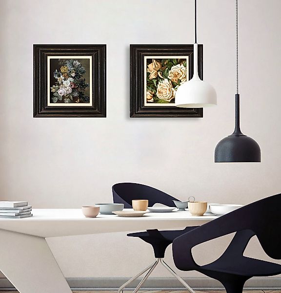 queence Leinwandbild »Blumen«, Kunst-Blumen-Blumenbilder-Stillleben-Garten- günstig online kaufen