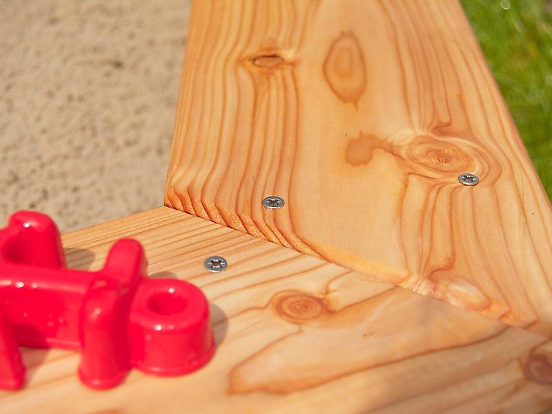 KONIFERA Sandkasten, BxTxH: 175x175x30 cm günstig online kaufen