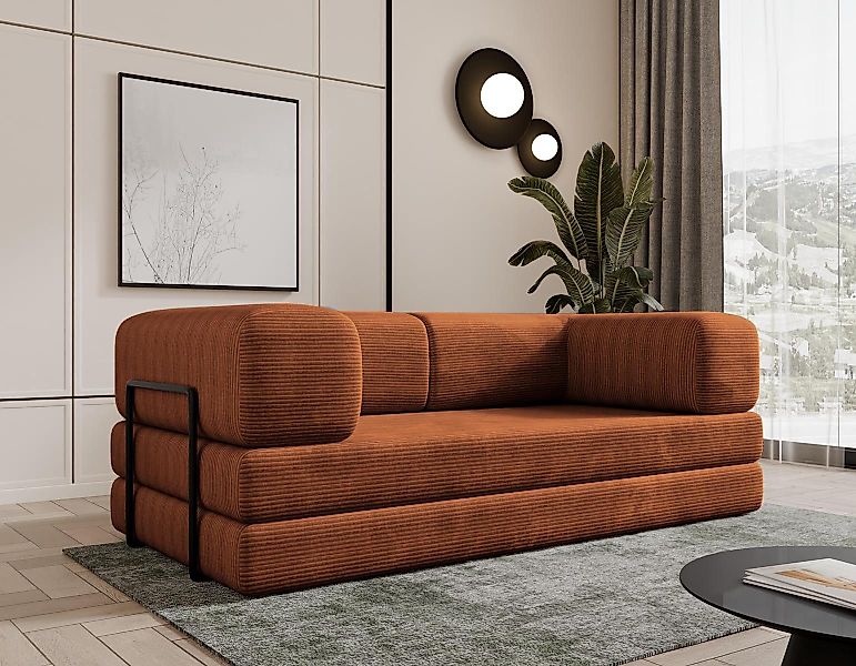 Compleo Sofa Designer Sofa LAMILO– 3-Sitzer günstig online kaufen