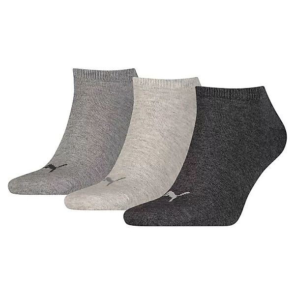 Puma Sneaker Plain Socken 3 Paare EU 47-50 Anthracite / Light Mel Grey / Me günstig online kaufen