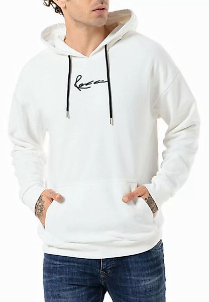 RedBridge Kapuzensweatshirt Herren Kapuzenpullover Ecru M günstig online kaufen